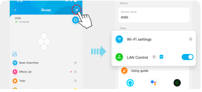 LAN control