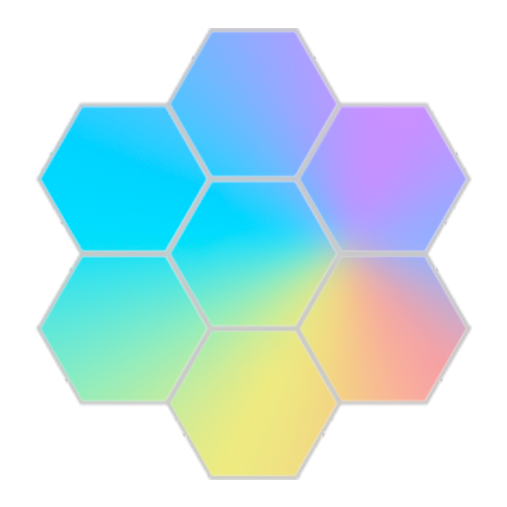 Pick Your Favorite Pattern Layout for Hexagon Light Panels (7pcs)