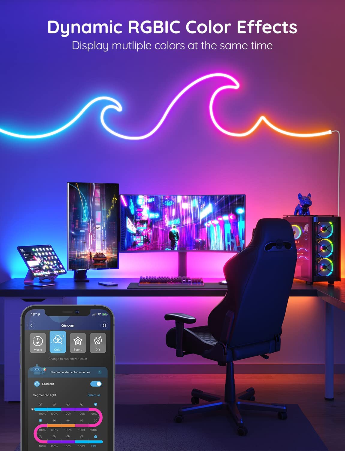 Govee Neon LED Strip Light -10ft/3m